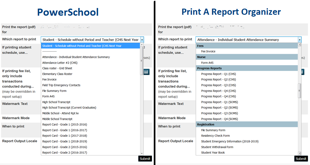 Report Organizer 1