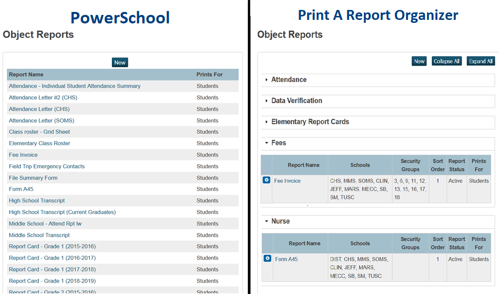 Report Organizer 2
